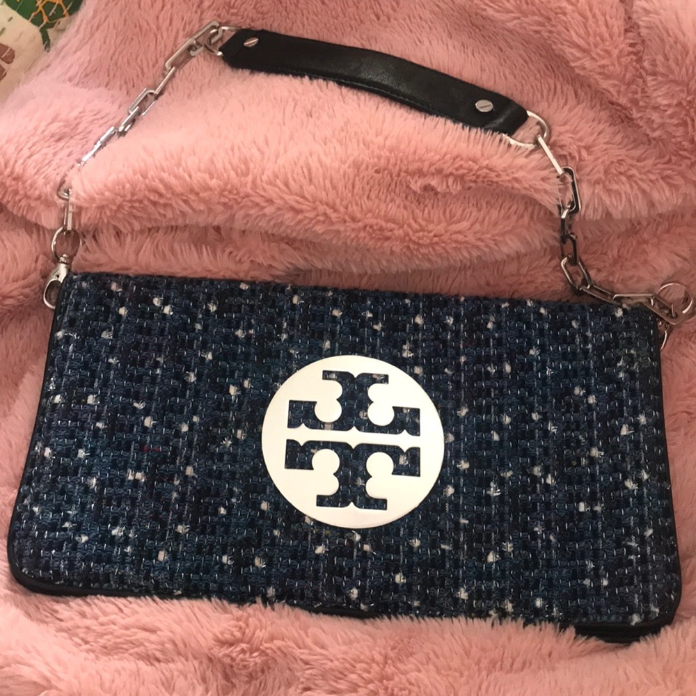 COPY - Tory Burch Tweed Clutch